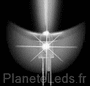 Led Blanche 25000 mcd 10 mm
