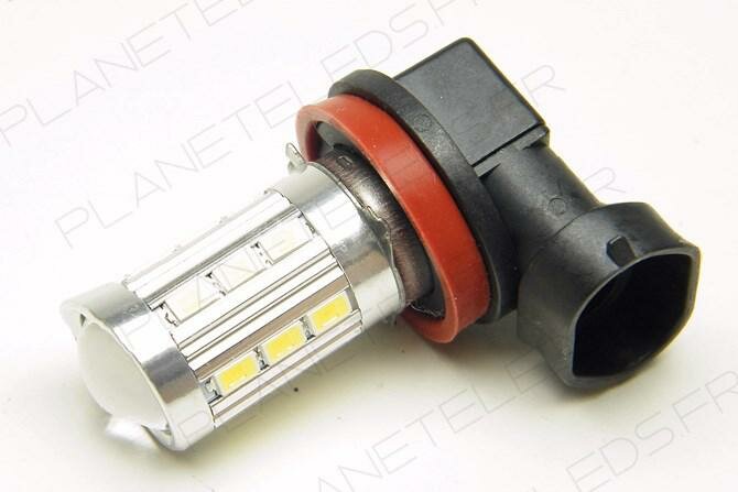 Ampoule H9 Blanche CANBUS 21 LEDs 5730