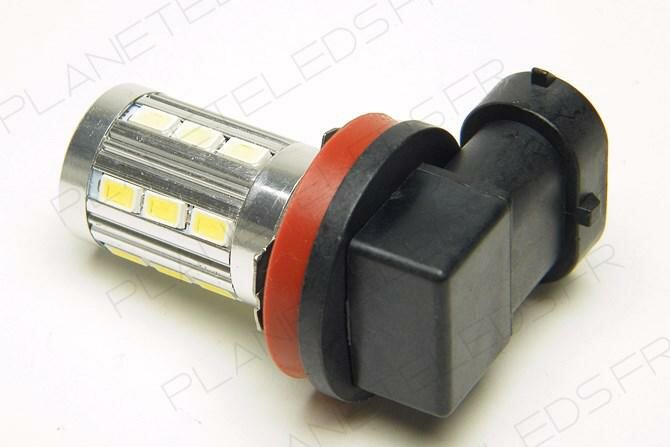 Ampoule H9 Blanche CANBUS 21 LEDs 5730