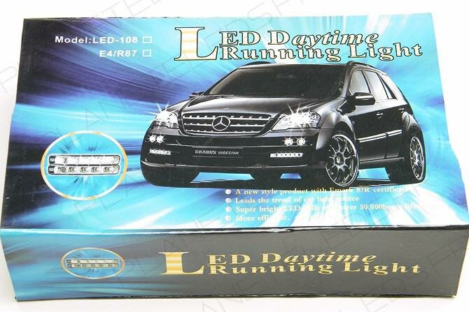 Feux de jour 6 Leds Blanches + Boitier de Gestion Automatique
