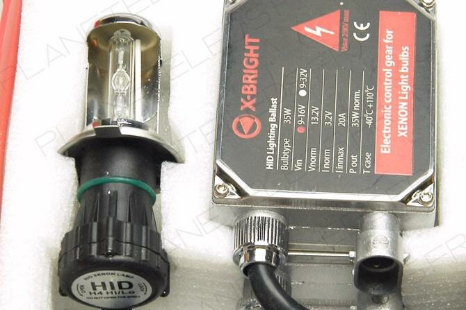 Kit Bi-Xénon H6 35W DSP 32Bits 3200Lm HID 6000K Version Moto