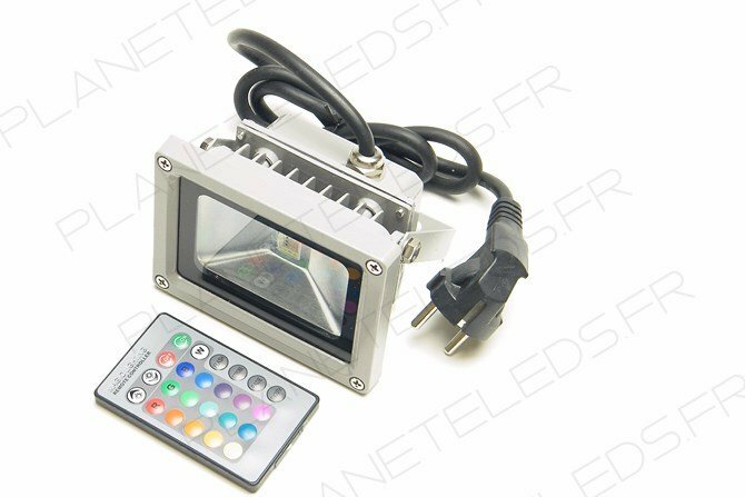Projecteur LED RGB (10W)