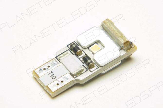 Ampoule Led T10 Anti-Erreur OBD 3 Leds Samsung Blanches