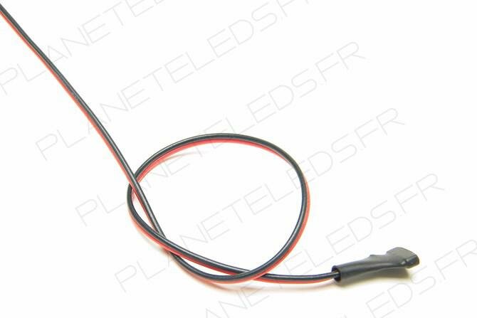 Connecteur Femelle à Câble Mono-Couleur (Pour bande étanche)