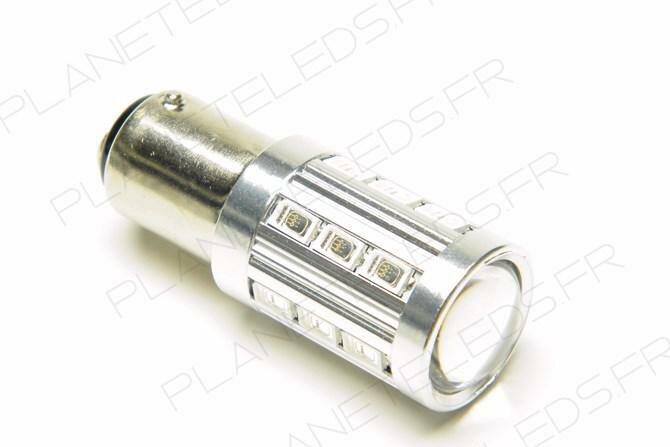 Ampoule Led BAY15D - P21/5W - 33 Leds Blanches Epistar CANBUS