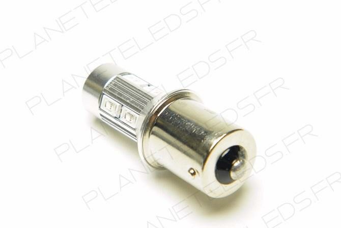 Ampoule Led BA15S - 1156 1 Led 3W High Power Blanche