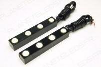 Feux de jour compact 4 Leds 1W Blanche