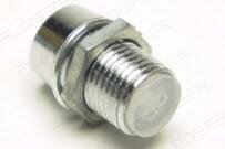 Support Laiton Chromé Concave pour led 5 mm