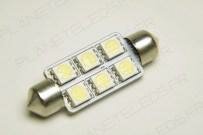 Ampoule Led Navette C5W 6 Leds 41 mm