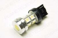 Ampoule Led T20 - W21W - 10 Leds SMD + 1 Led H.P. 1W Rouge