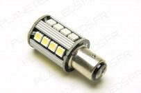 Ampoule Led BAY15D - P21/5W - 33 Leds Blanches Epistar CANBUS