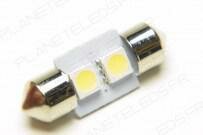 Ampoule Navette C5W 2 Leds SMD5050 31 mm FIRST