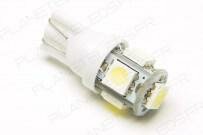 Ampoule T10 5 Leds SMD5050 Blanches FIRST