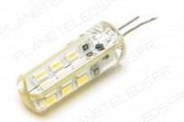 Ampoule LED G4 24 Leds 1.5W blanc chaud