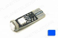 Ampoule T10 Bleu Anti-Erreur OBD 3 Leds