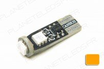 Ampoule T10 Orange Anti-Erreur OBD 3 Leds