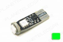 Ampoule T10 Bleu Anti-Erreur OBD 3 Leds