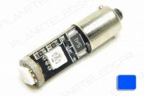 Ampoule Ba9s Bleu Anti-Erreur OBD 3 Leds