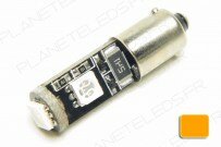 Ampoule Ba9s Orange Anti-Erreur OBD 3 Leds
