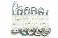 Chaine de 20 Modules Rectangle de 3 LED RGB 5050 IP65