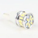 Ampoule Led T10 CANBUS 4 Leds SMD5050 + 1 leds HP 1W Blanches