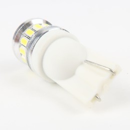 Eclairage LED pour voiture et moto : Ampoule LED T10 Anti-Erreur OBD 20 Leds Blanches 10-30V