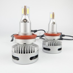 Kit LED H8, H9, H11 et H16 8000Lm Lens Power 6000°K Ventilé