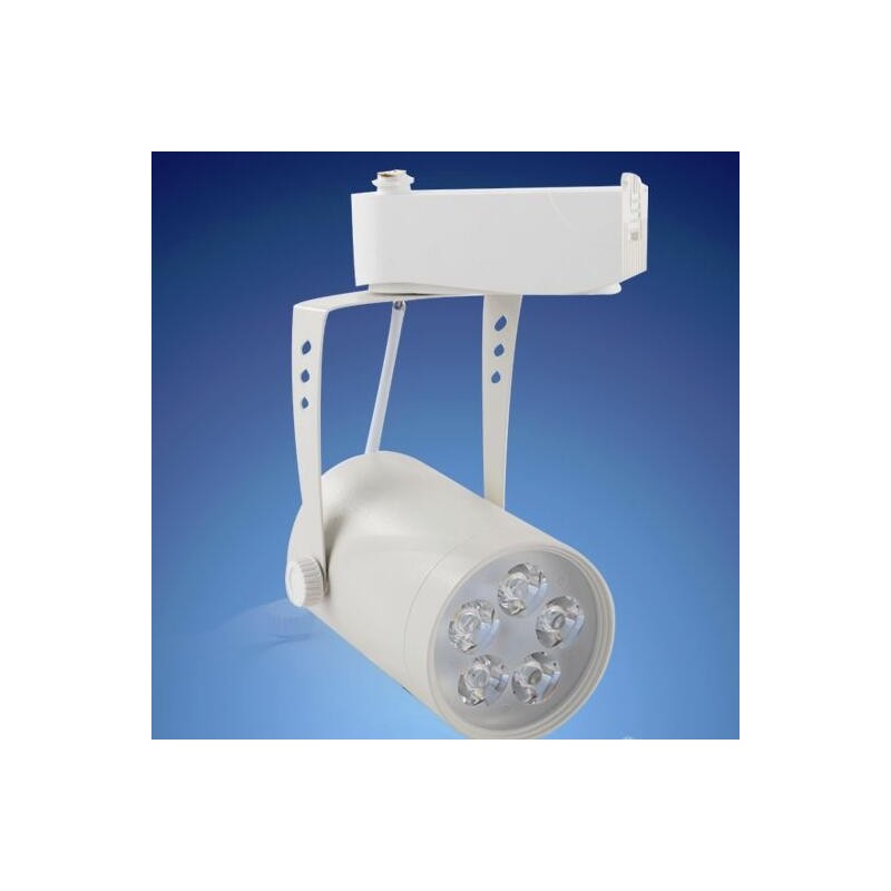 Spot LED 5W blanc chaud pour rail monophasé