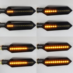 Clignotant moto défilant LED 24 LEDS V3 Clignotant + Veilleuse