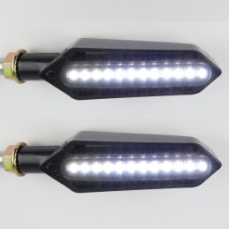 Clignotant moto défilant LED 24 LEDS V3 Clignotant + Veilleuse