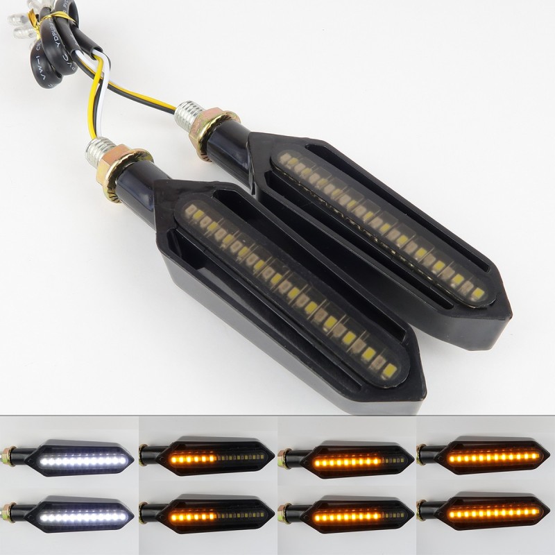 Phare additionnel LED pour moto et scooter 12V 20W 3000Lm