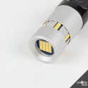 Eclairage LED pour voiture et moto : Ampoule LED Orange CANBUS T20 66 Leds 700Lm Bridée