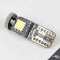 Ampoule Led T10 - W5W - Anti-Erreur ODB 5 Leds Blanches