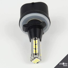 Eclairage LED pour voiture et moto : Ampoule LED 880 H27W/1 Blanche SOFT CANBUS 27 LEDs 4014