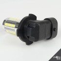 Eclairage LED pour voiture et moto : Ampoule H10 Blanche CANBUS 21 LEDs 5730