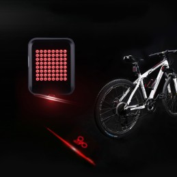 Feu clignotant LED automatique de direction pour vélo et trottinette