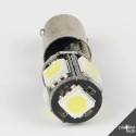 Eclairage LED pour voiture et moto : Ampoule T10 FIRST Anti-Erreur OBD 5 Leds Blanches