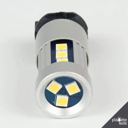 Eclairage LED pour voiture et moto : Ampoule LED PW24W Canbus 15 LEDs 10-30V