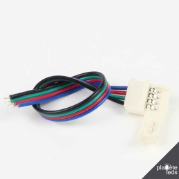 Accessoires pour bande LED : Connecteur à Câble RGB (Pour bande classique)