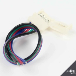 Accessoires pour bande LED : Connecteur à Câble RGB (Pour bande classique)