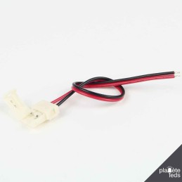 Accessoires pour bande LED : Connecteur à Câble Mono Couleur (Pour bande classique)