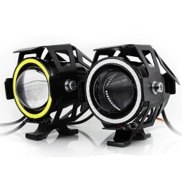 Additional LED headlight for motorcycle and scooter 12V 20W 3000Lm