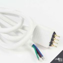 Accessoires pour bande LED : Connecteur Mâle à Câble RGB (Pour bande étanche)