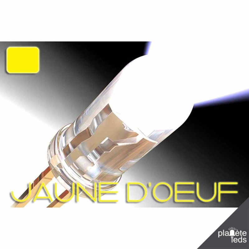 Led ColorPrecision 5mm JAUNE D'OEUF