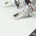 Ampoule à led pour voiture et moto : Kit LED H4 Haute Puissance 5000Lm 6000K Ventilé