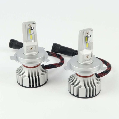 Kit LED H4 5000Lm Haute Puissance 6000K Ventilé