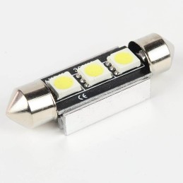 LED Festoon Bulb FIRST Canbus 3 White Leds 39mm