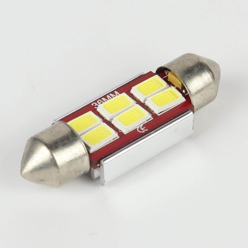 Navettes LED C5W 36mm 5W ampoules éclairage de plaque