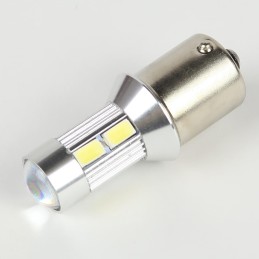 Ampoule led Blanche BA15S 10 LEDs 5730 CANBUS