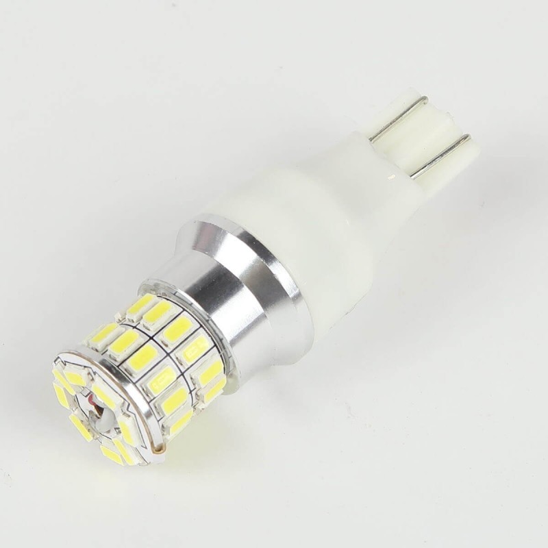 2 Ampoules W16W T15 15 LED Blanc résistance Anti erreur Feux de recul  arrière